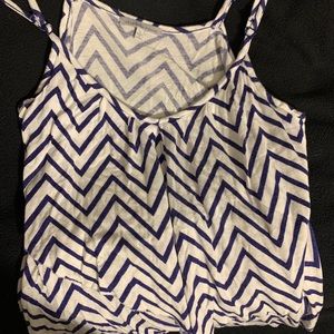 Striped crop top